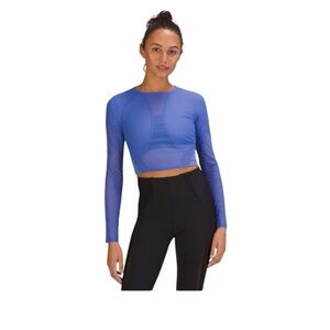 NWOT Lululemon Mesh Panelled Training Long Sleeve Shirt
Wild Indigo